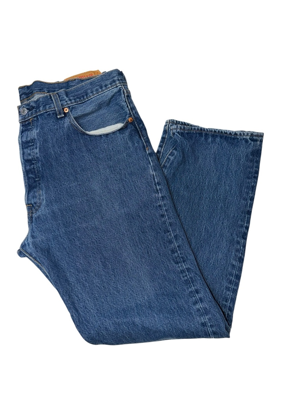Levi's Men's Dark Blue Relaxed Fit Denim Jeans
